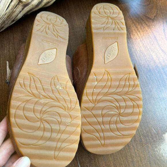 Born Averie Leather Platform Mule Sandal women’s size 8 - Picture 7 of 9